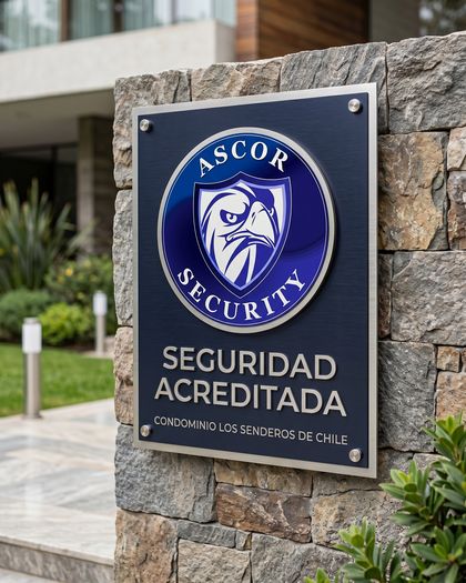 Señalética de seguridad acreditada en condominio